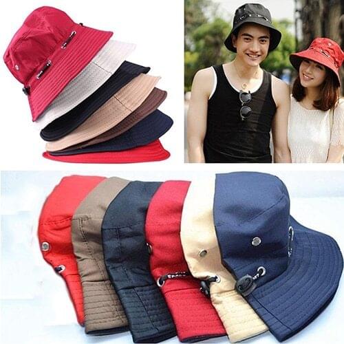 Unisex Bucket Hat Hunting Fishing Cap Summer Travel Sun Screen Hats
