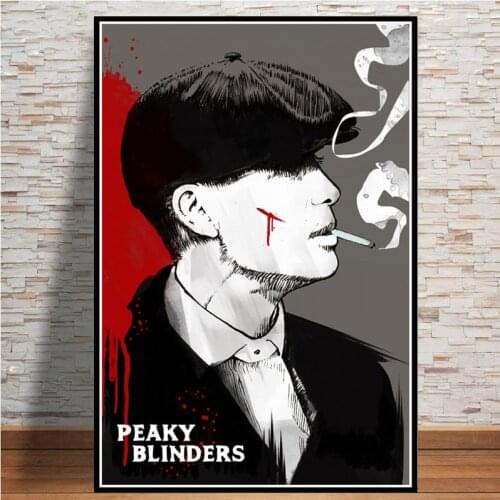 Peaky Blinders Cillian Murphy TV Show Posters And Prints Canvas Painting Pictures On The Wall Movie Decorative Home Decor Quadro