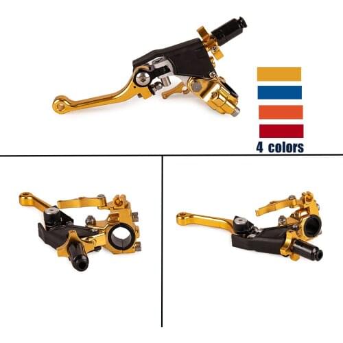 Motorcycle 22mm 7/8" Handlebar Clutch Lever Foldable Folding Adjustable Clutch Brake Levers for Honda Yamaha Suzuki Kawasaki