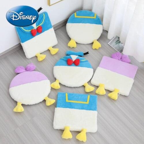 Disney Cartoon Cushion Student Chair Cushion Office Sedentary Stool Donald Duck Plush Cushion