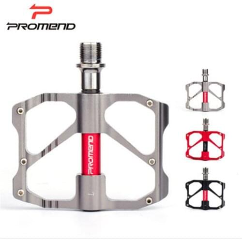 Brand 245g Cr-Mo Axle Ultra-light Bicycle Pedals CNC Magnesium Alloy Mountain Bike Pedals Road MTB 6 Bearings Alloy Body Black