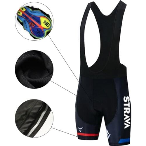 Cycling Shorts STRAVA Men Team Bike Shorts 19D Pad Breathable MTB Bicycle Downhill Shorts Cycling Pants bretelle ciclismo homem