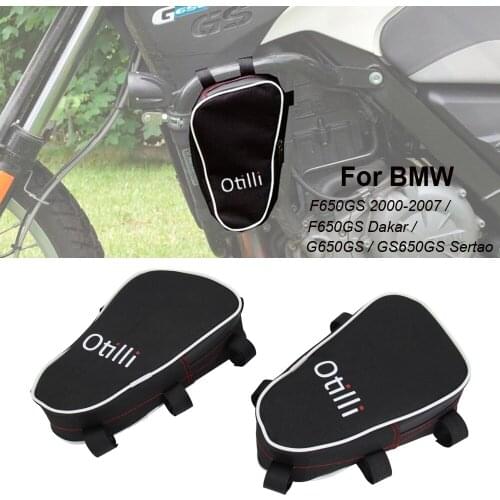 For BMW F 650 GS 00-07 F650GS Dakar G 650 GS G650GS Sertao Motorcycle Frame Crash Bars Waterproof Bag Repair Tool Placement Bag