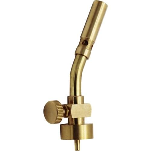 1pc Welding torch for gas heater fireplace barbecue camping outdoor stove butane portable welding gas turbo torch lighter brass