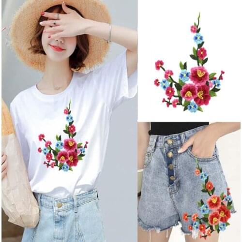 1Pc Embroidery Sew Patches for Clothing Applique DIY Hat Coat Dress Pants Accessories Cloth Sticker