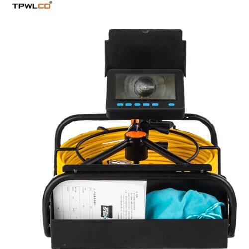 10-50m Cable 4.3inch TFT LCD Screen Industrial Endoscope Camera System With DVR 8500mA Battery Waterproof 17mm Drain Pipe Camera