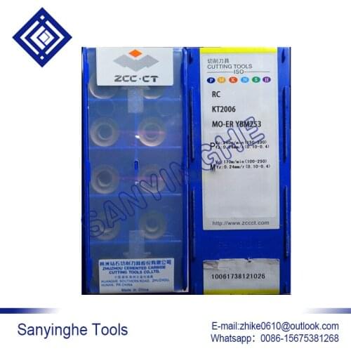 Free shipping high quality 10pcs/lots RCKT2006MO-ER YBM253 cnc carbide turning inserts