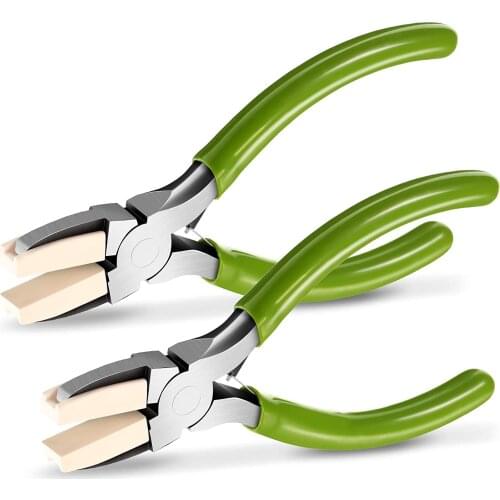 2Packs Nylon Jaw Shaping Wire Jewelry Making Plier