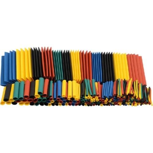 328pcs Set Polyolefin Shrinking Assorted Heat Shrink Tube Wire Cable Insulated Sleeving Tubing Set Tubing Wire Cable 8 Sizes