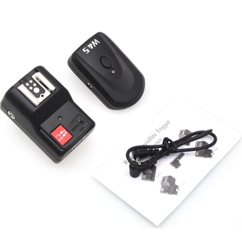 4 Channels Wireless Remote Speedlite Flash Transmitter + 1 Receiver PT-04GY for Canon Nikon Pentax Olympus Speedlilght