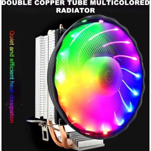 Binglong CPU Fan Desktop Computer Copper Tube Radiator Fan Multi platform Heat Pipe Cooling CPU Fan