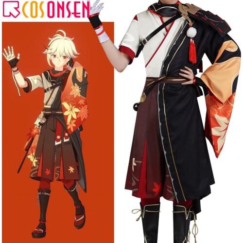 Genshin Impact Kaedehara Kazuha Cosplay Costume COSPLAYONSEN Adult Halloween Full Set Custom Made