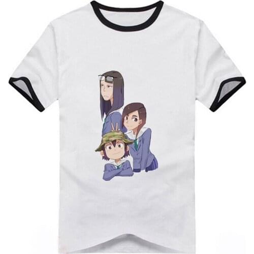 Kanamori Sayaka Asakusa Midori Anime Keep Your Hands Off Eizouken! Short Sleeve O-Neck tshirt Summer print Shirt Men Women Tee