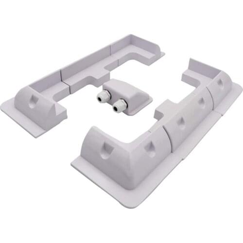 RV Yacht Solar Panel Bracket kit ABS Mounting Corner Bracket Holder for RV Caravans Vehicles Camper Vans Boat Sheds Garages