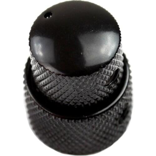 Concentric Dual Knob Metal Dome Potentiometer Cap For Electric Guitar Bass Tone Volume