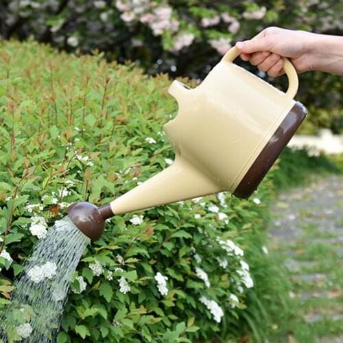 4L Large Capacity Watering Can With Long Spout Watering Pot Detachable Spray Head For Outdoor Indoor Garden Plants