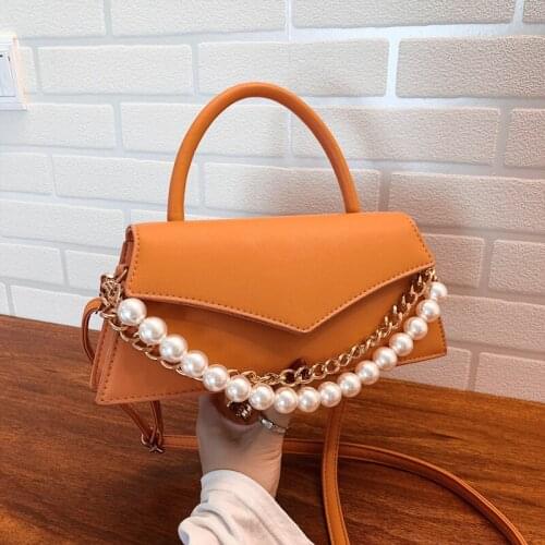 Pearl Small Crossbody Bags For Women 2021 Elegant Sweet Shoulder Handbags Female Travel Chain Cross Body Bag women bag