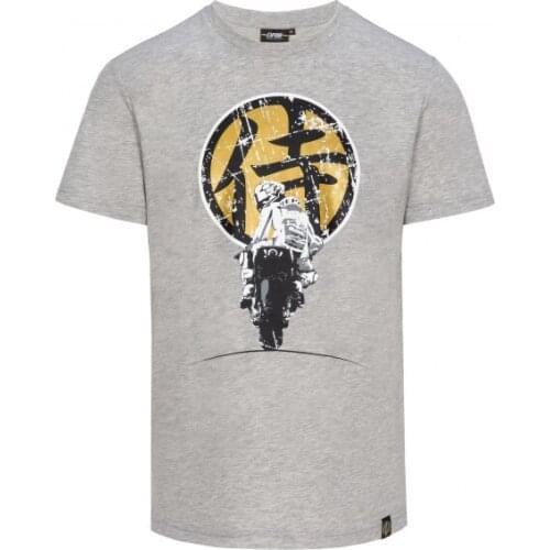 Mens Quick Drying T-shirt Motorcycle Tour Trip Sport Motocross Grey Short Sleeve