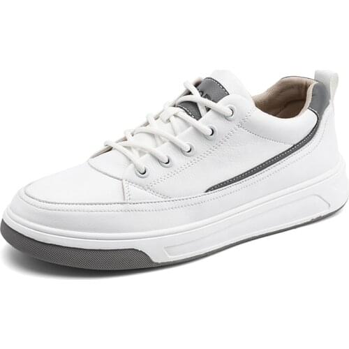 New Leather Men Casual Shoes Zapatos De Hombre Winter Sneakers for Men Zapatillas Hombre Breathable Lace-Up Oxfords Zapatillas