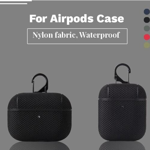 New Nylon Fabric Case For Airpods 2 1 Pro Bluetooth Headset Cover With Buckles Case For Airpods Pro 2 Earphone Accessories