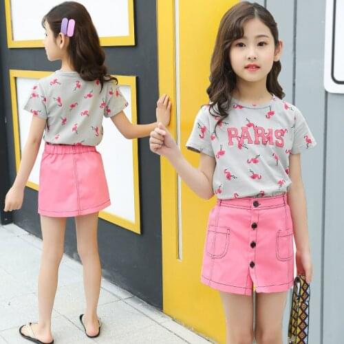 Teenage Girls Clothing 2020 Summer Girls Clothes 2Pcs Kids Outfit For Girl Sport Suit Children Clothing 4 5 6 7 8 9 10 12 Year