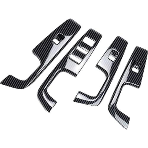 Car Window Glass Switch Panel Window Lift Switch Decorative Cover for Toyota Crown 2019-2021 RH