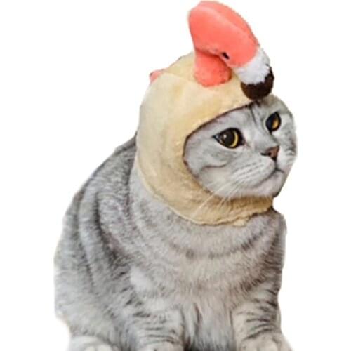 Popular Dog Accessories Flamingo Small Dog Hat for Yorkshire Terrier Pet Decoration Cat Accessories Funny Flamingo Hats for Cats