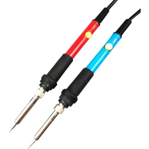 60w soldering iron assembly adjustable temperature soldering iron holder clean soldering iron head welding repair electronic too