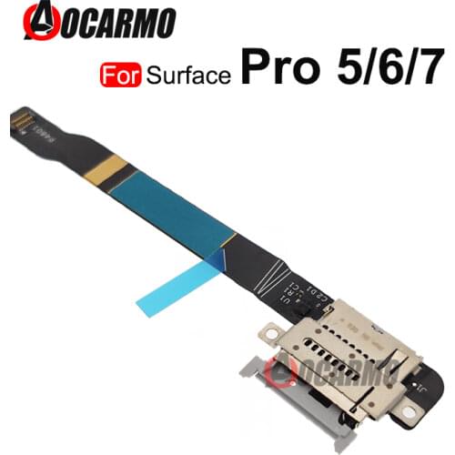 Memory SD SIM Card Reader With Flex Cable For Microsoft Surface Pro 5 6 Pro5 1796 Pro6 Repair Replacement Parts