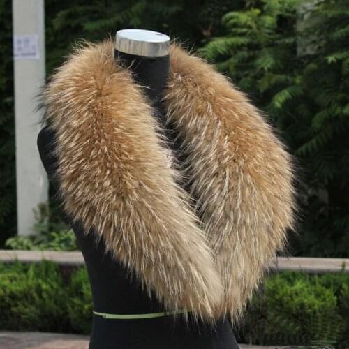 Winter fox fur collar factory real fox fur collar popular high quality scarf mens and womens universal fur collar