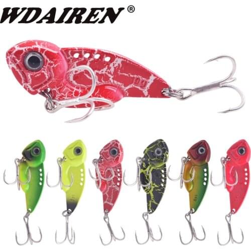 1Pcs 7g 10g 14g Metal Vib lure fishing Spoon lures Sequins Spinner bait vibrating winter goods grip swivel jig fishing tackle