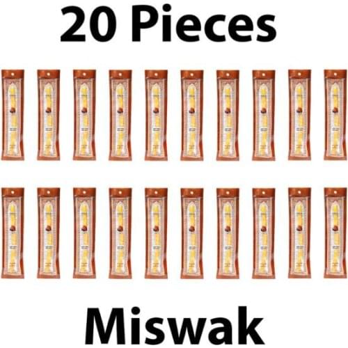 20 Pack Fresh Natural Toothbrush Misvak Miswak Arak Siwak Miswaak Teeth whitener مسواك طيبة Soft Salvadora persica