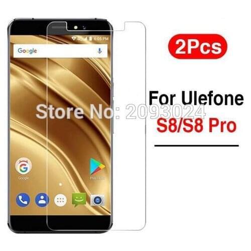 20Pcs Tempered Glass For Ulefone S8 Pro Glass Protective Film For Ulefone S8 Pro S8 S 8 Screen Protector Glas Guard Saver Cover