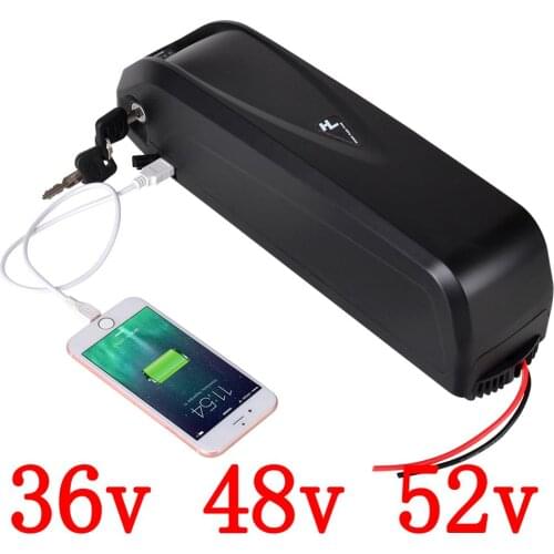 36V 48V 52V Lithium Battery Case 36V 48V 52V hailong electric bicycle battery case 36V 48V 52V Ebike battery case with holder