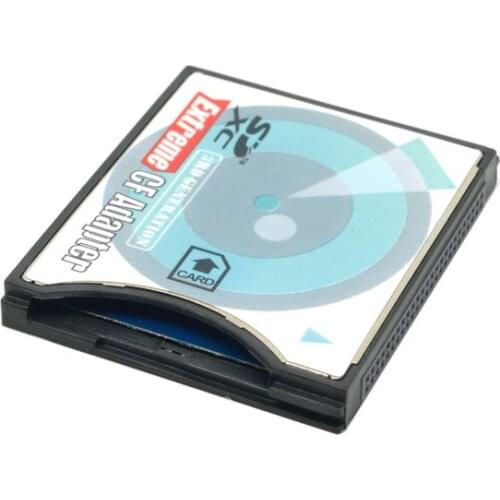 Jimier Camera SD SDHC SDXC to High-Speed Extreme Compact Flash CF Type I Memory Card Adapter