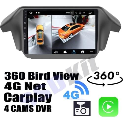 Car Audio Navigation GPS Stereo Media Carplay DVR 360 Birdview Around 4G Android System For HONDA Odyssey RB3 RB4 2008~2013