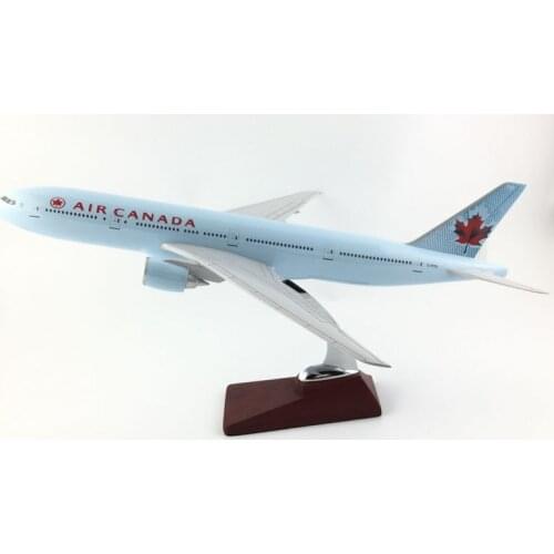 FREE SHIPPING 45-47CM AIR CANADA METAL BASE AND RESIN MODEL PLANE AIRCRAFT MODEL TOY AIRPLANE BIRTHDAY GIFT
