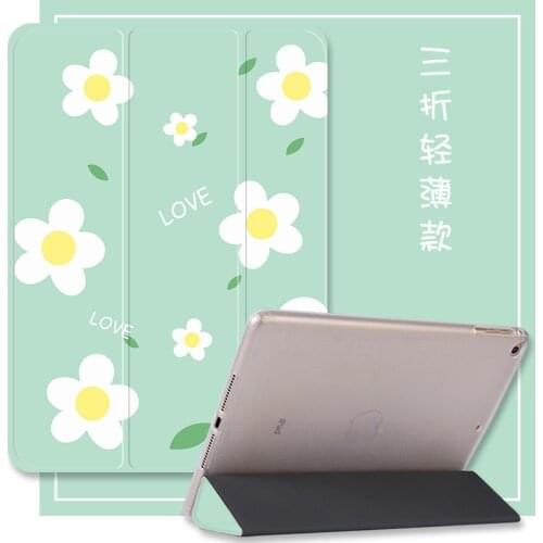 For iPad Air 2 Air 1 Air 3 10.5 Case for iPad 7th Generation Painted Case 10.2 2019 Pro 11 2020 2018 Case Funda Capa Auto Wake