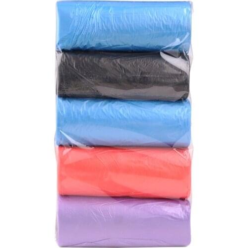 DL Right 33185 home office garbage bags thickened ductile plastic bags 45*55cm 5 volumes Stationery office supplies for students