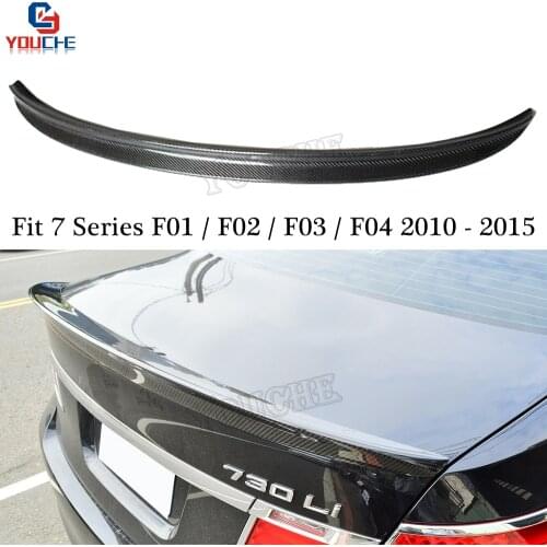 F01 Rear Spoiler For BMW 7 Series 4-door Sedan 2010 - 2015 730i 740i 750i 760i AC Style Carbon Fiber Rear Spoiler Trunk Wing