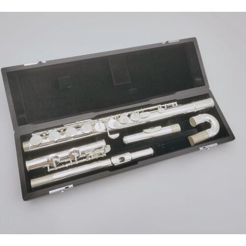 Muramatsu Alto Flute G Tune 16 Closed Hole Keys Sliver Plated Professional Musical Instrument with case free shipping