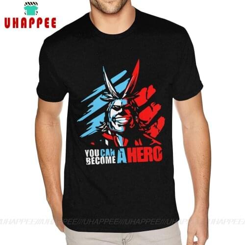 Short Sleeves Round Collar Pure Cotton New My Hero Academia All Might Plus Ultra Anime Midoriya T Shirts Designer Mens T-Shirt