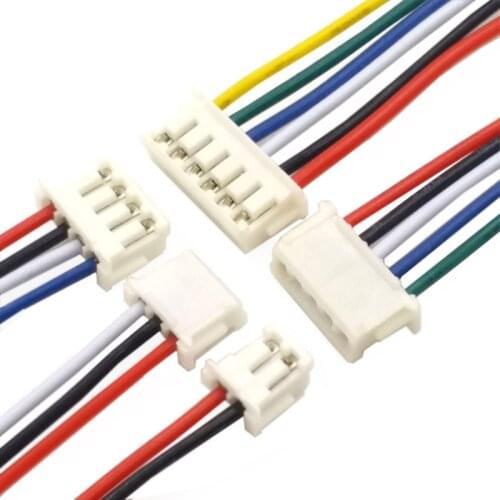 ZH1.5mm Female Connector ZH1.5 Single / Double Head Electronic Wire Terminal Cable 10cm line 2p 3p 4p 6p 8p 9p 10p