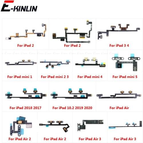 Power ON OFF Mute Switch Control Key Volume Button Flex Cable For iPad Air 2019 Mini 1 2 3 4 5 Replacement Parts