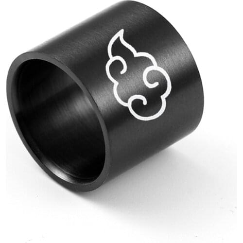 Anime Cosplay Cloud Rings Japanese Style Animation Cosplay Band Stainless Steel Jewelry Titanium Steel Mens Rings