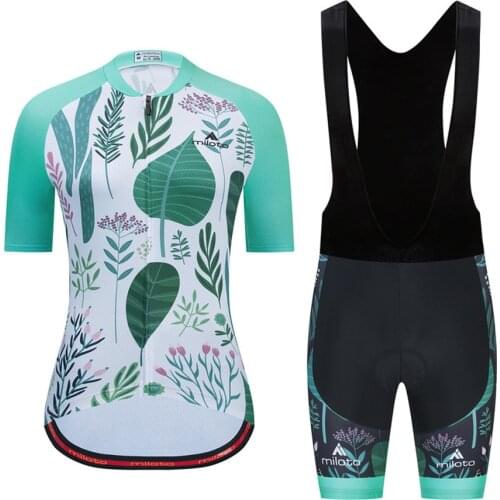 2021 Clothing Women Cycling Set MTB Bike Pro Women Racing Bicycle Clothes Ropa Ciclismo Cycling Wear Cycling Jersey Set