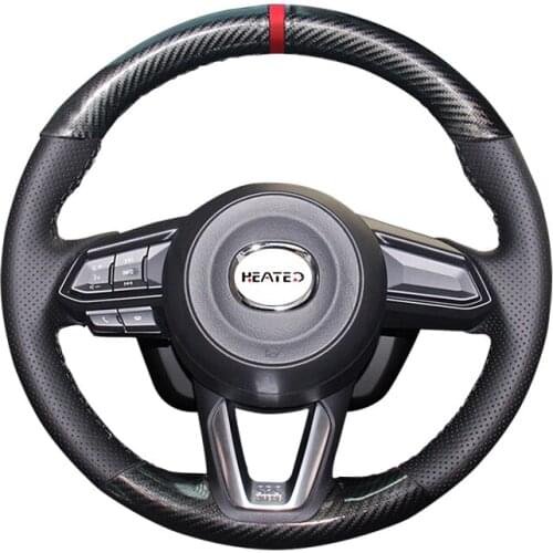 Braiding cover for steering wheel cover for Mazda 3 Axela Mazda 6 Atenza CX-3 2018-2019 CX-5 2017-2019 CX-9 Toyota Yaris