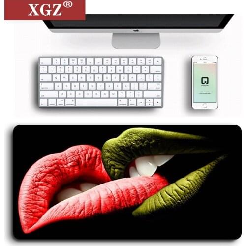 Creative Grid Personality Color Game Mouse Pad Large Gray Gradient Desktop Keyboard Lock Frame Washable Rubber Pad Player Pad Pc