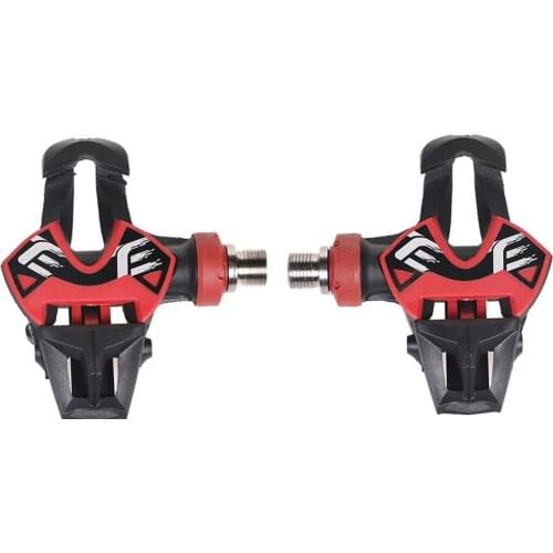 Titanium Titan Ti Carbon Ultralight Road Bike Pedal 155g Bicycle Self-Locking Clipless Pedals With Cleats Road Cycling Parts