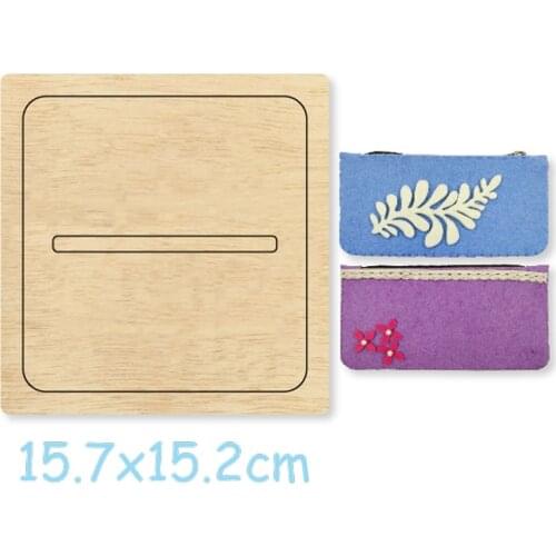 Simple Purse/Wallet Wooden Mold Package Wood Dies For DIY Leather Cloth Paper Craft Fit Common Die Cutting Machine on the Market